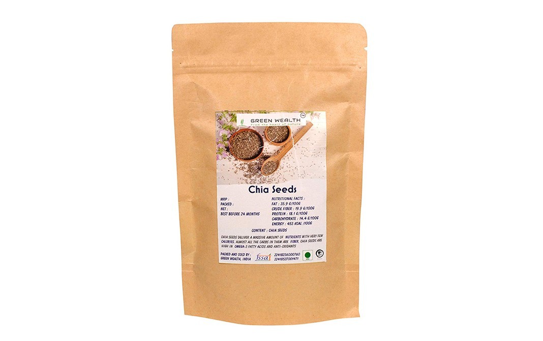 Green Wealth Chia Seeds    Pack  800 grams